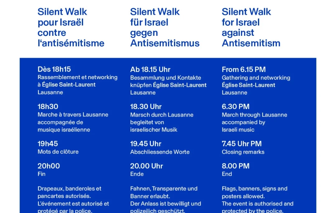 Silent Walk Lausanne – 18.09.2025