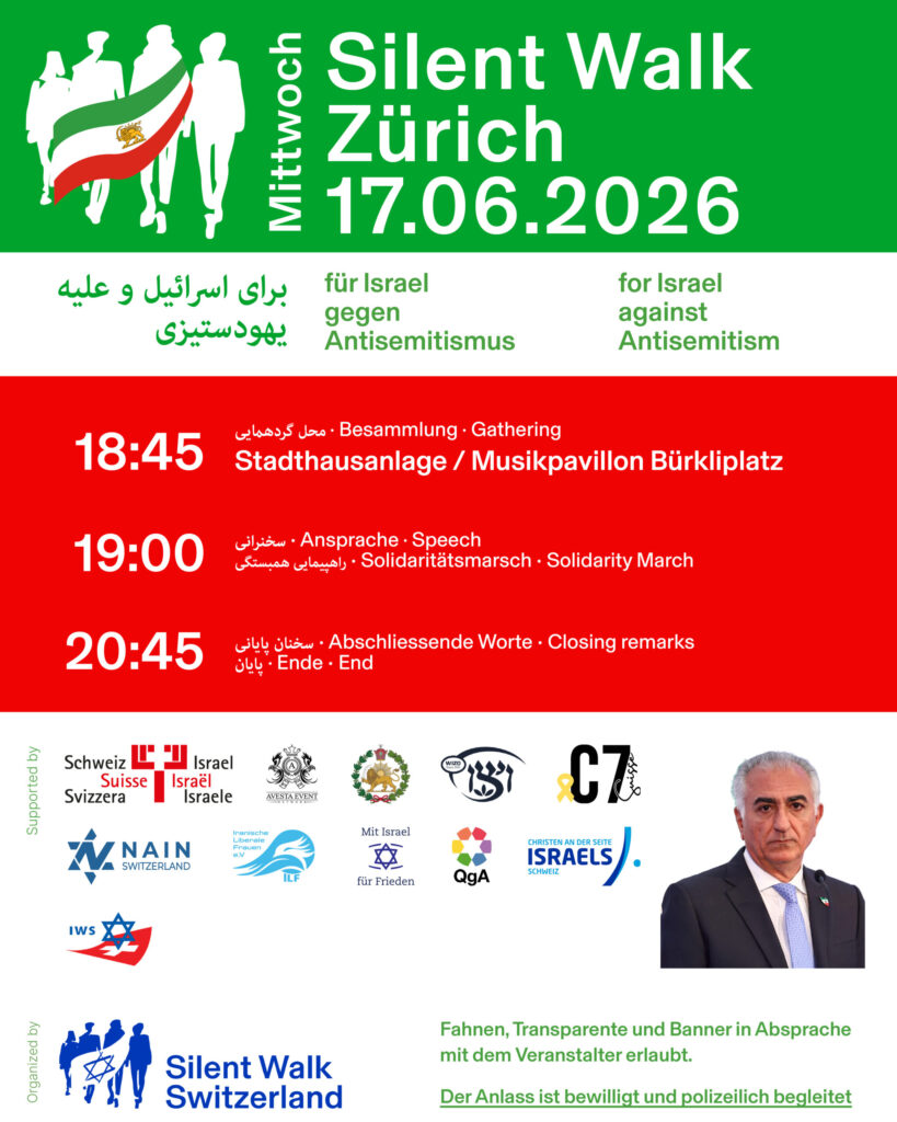 Flyer - Silent Walk Zurich – 17.06.2026
