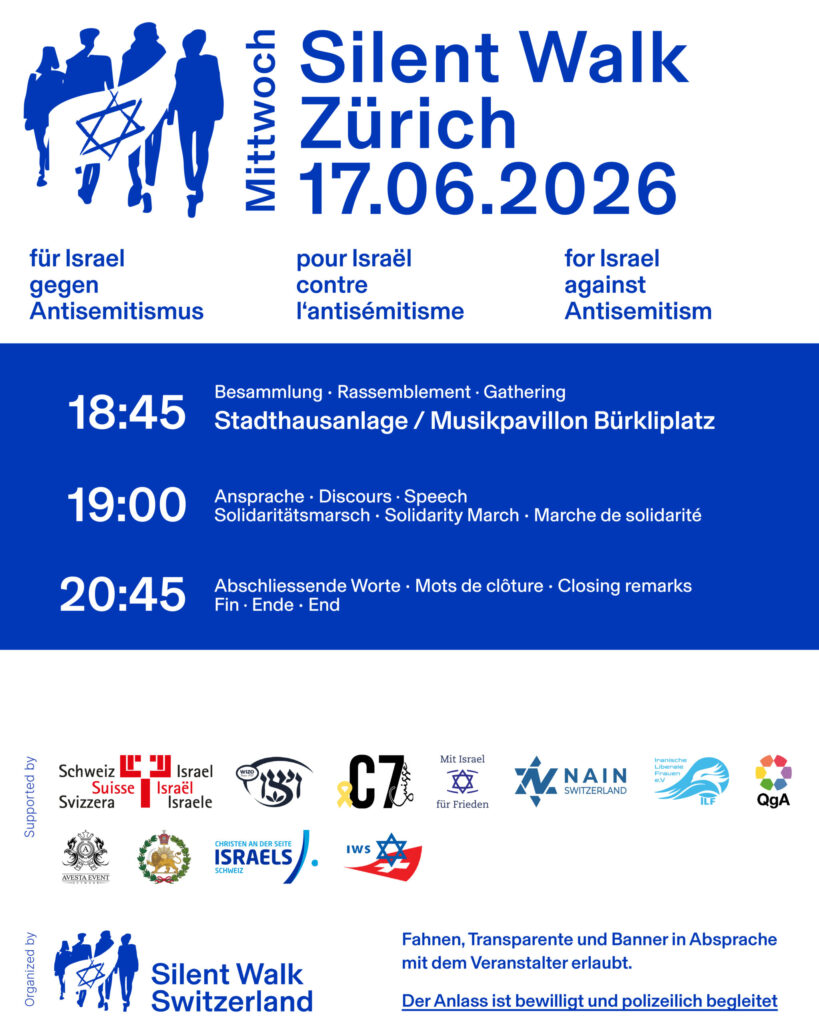 Flyer - Silent Walk Zurich – 17.06.2026